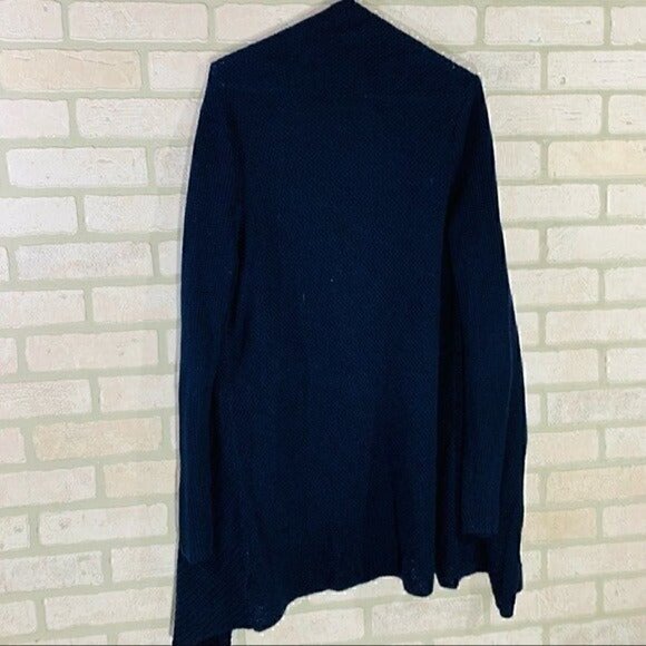 Torrid Navy Open Front Long Cardigan Sweater Size 0 - Picture 7 of 10